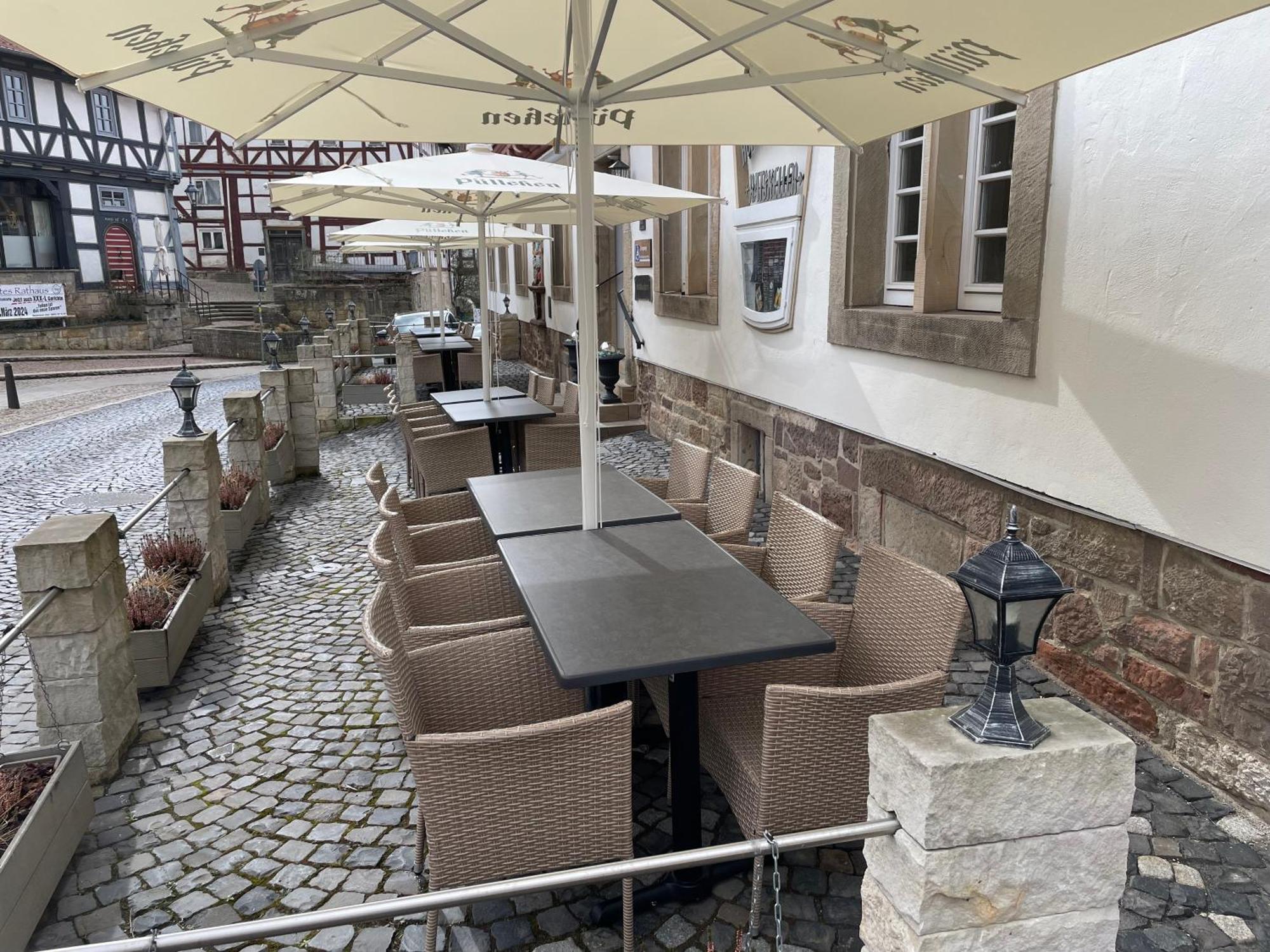 Wolfhagen Altes Rathaus Hotel-Restaurant-Cafe מראה חיצוני תמונה